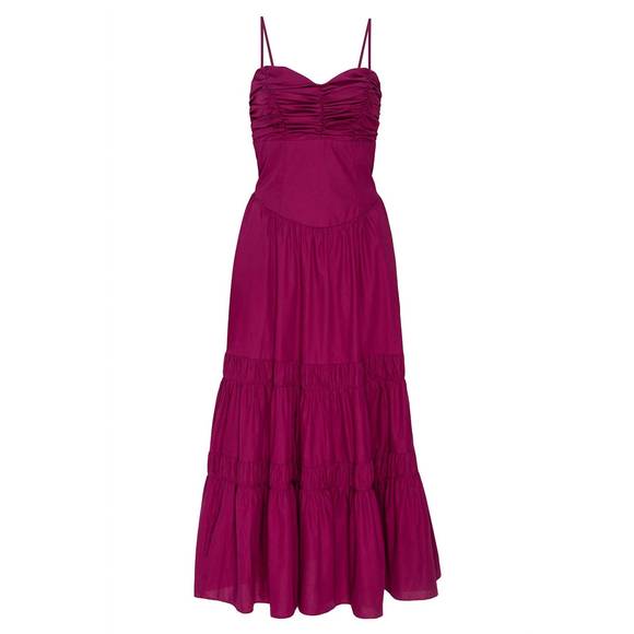 NEW MISA LOS ANGELES rula dress in orchid cotton poplin - Picture 4 of 4